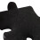 Ultra Soft Black Teddy Wool Puzzle Throw Pillow 650g 1