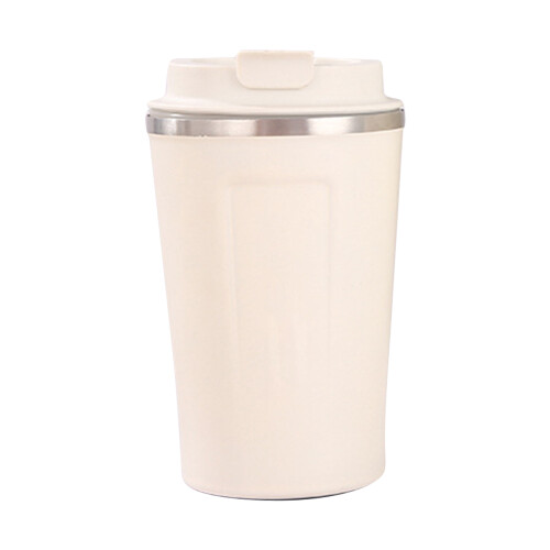 Insulated Coffee Mug 380ml White 304 Stainless Steel 1