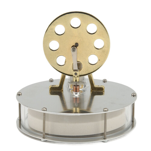 Stirlingmotor-Modell - silberfarbene Zinklegierung,95% 1