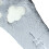Grey Plush Cat Claws Soft Seatbelt Covers for Women 1