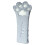 Grey Plush Cat Claws Soft Seatbelt Covers for Women 12