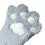 Grey Plush Cat Claws Soft Seatbelt Covers for Women 5