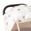 Beige Oxford Cloth Stroller Rain Cover Windproof Bear 5
