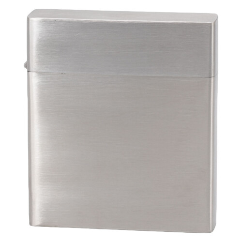 Stainless Steel Cigarette Case 20 Count 83x94x20mm Silver 1