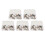 25pcs Reusable Aluminum Nail Extension Forms for UV Gel 16