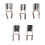 25pcs Reusable Aluminum Nail Extension Forms for UV Gel 3