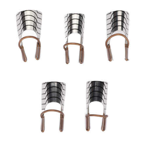 25pcs Reusable Aluminum Nail Extension Forms for UV Gel 2