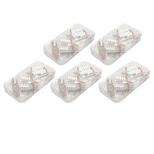 25pcs Reusable Aluminum Nail Extension Forms for UV Gel