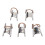 25pcs Reusable Aluminum Nail Extension Forms for UV Gel 11