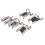 25pcs Reusable Aluminum Nail Extension Forms for UV Gel 12