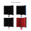 3-Door Foldable Microphone Isolation Screen 450x300mm 9