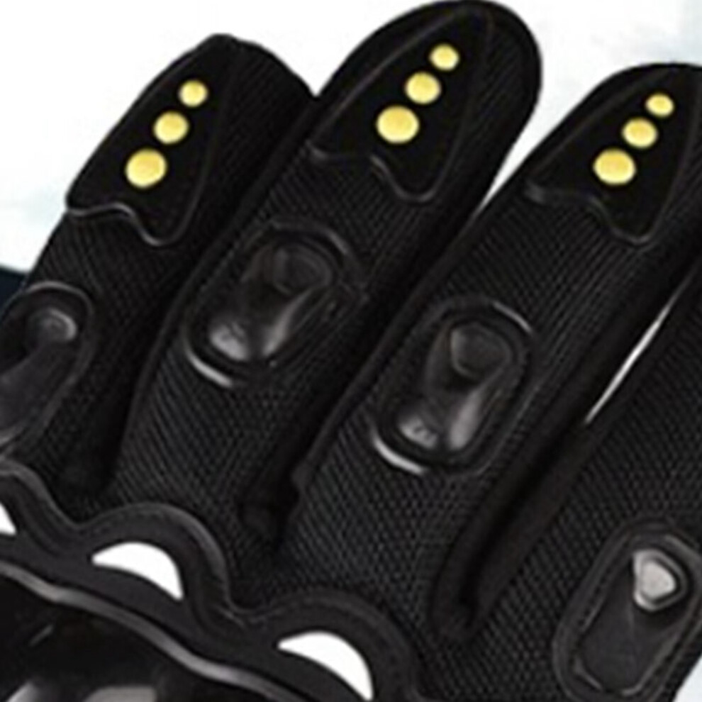 Breathable Full Finger Touchscreen Motorcycle Gloves Black 5011329196928