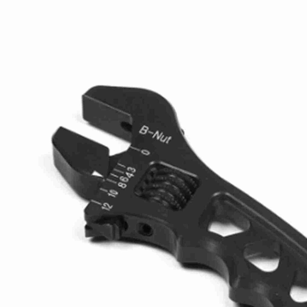 Adjustment Wrench Aluminum Alloy Lightweight Black Spanner 8191329197129