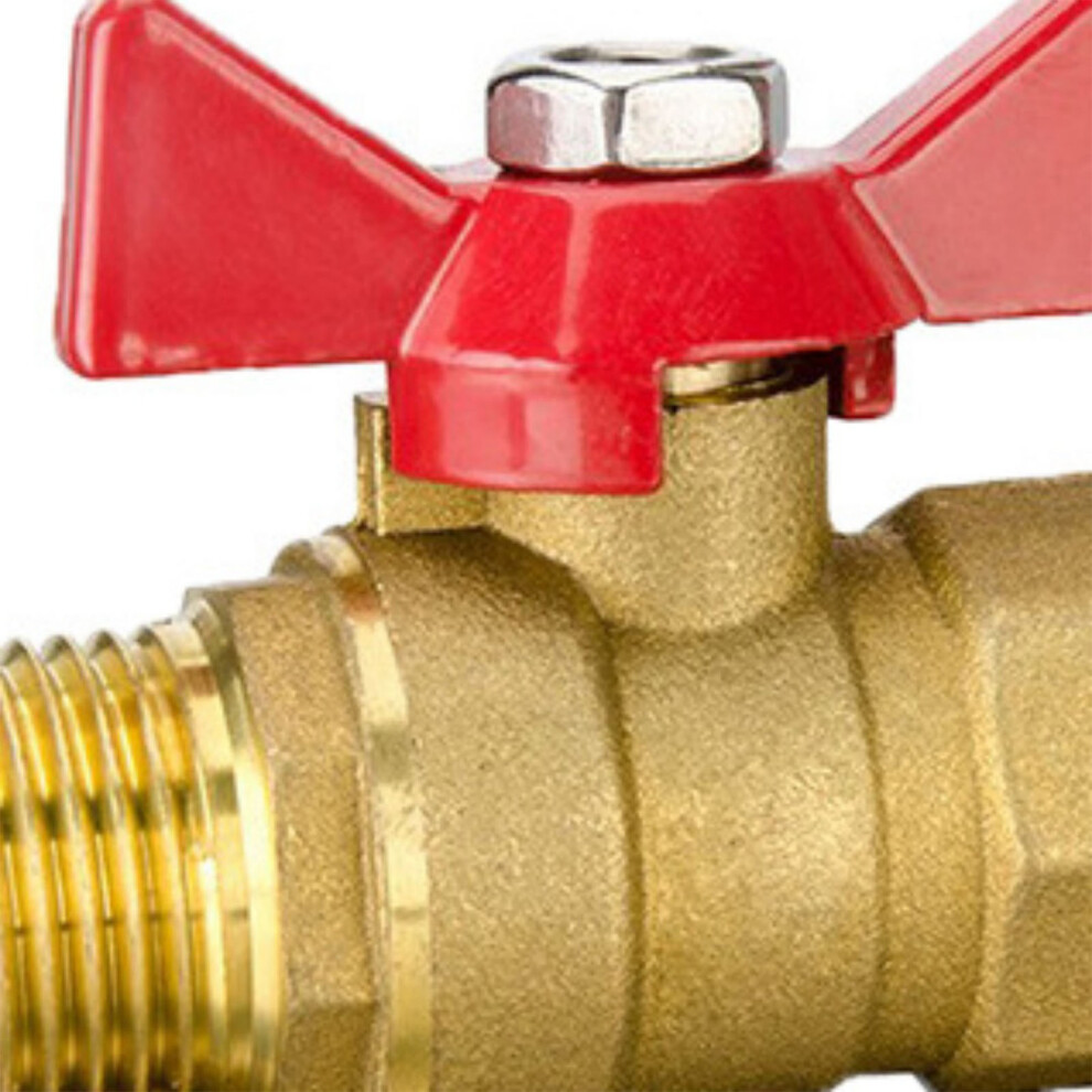Brass Ball Valve Shut Off Switch 4X3cm T Handle 9401329203447