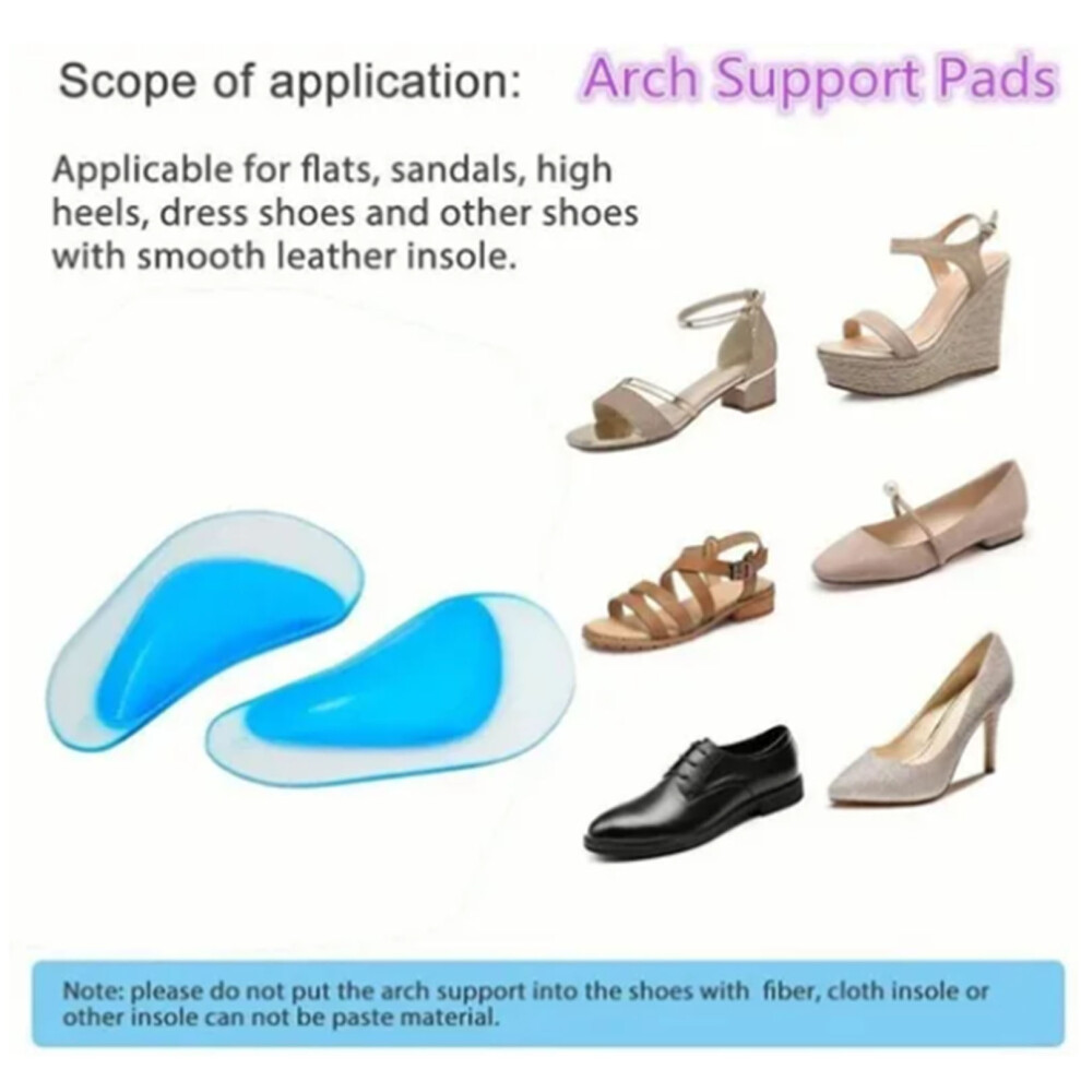 Royalblue Silicone Feet Correct Pad L 10x5.5cm Arch Support
