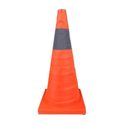Collapsible Safety Traffic Cone 45cm with Reflective Collar 1