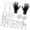 Professional Metal Body Piercing Tool Kit for Lip & Nose 9