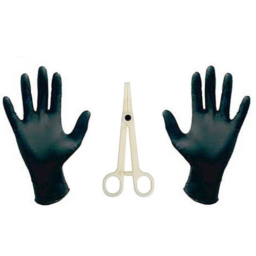 Professional Metal Body Piercing Tool Kit for Lip & Nose 2