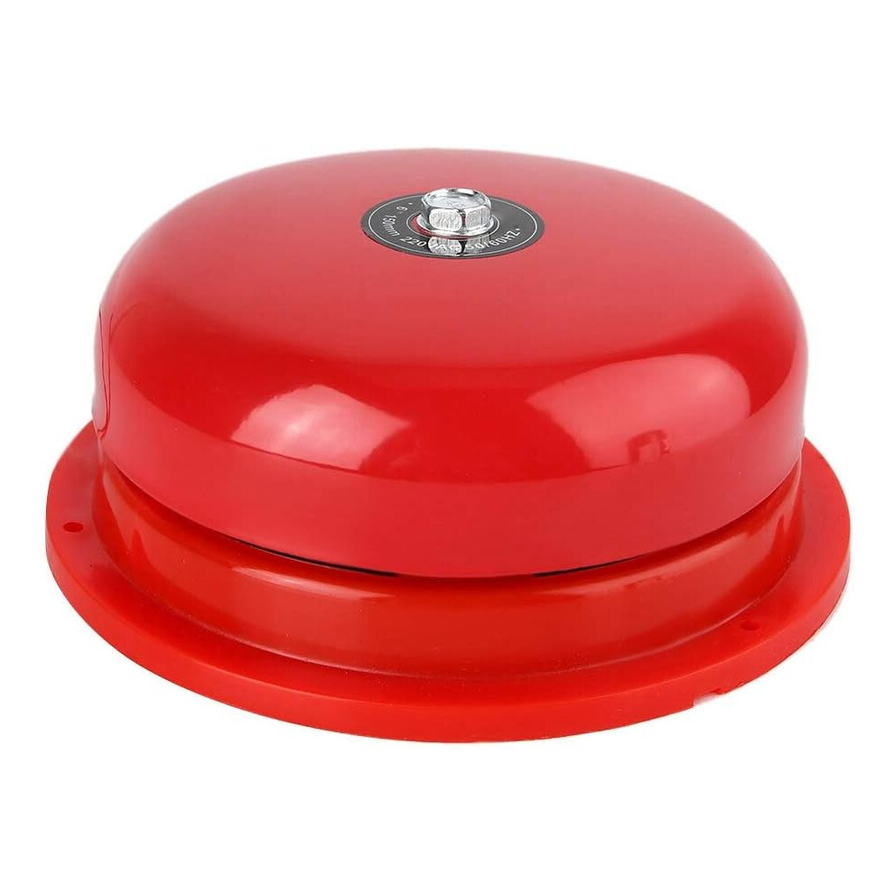 (24V) Fire Alarm Bell, 220V/24V/12V 6Inch Stainless Steel School Factory Warehouse Electric Bell 100Db Ac 50Hz(220V) 8012141313149