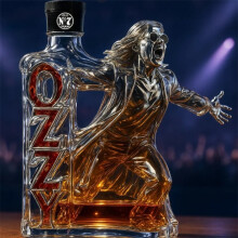 (B3) 300ml Ozzy Osbourne Whiskey Bottle Back To The Beginning Commemorative Whiskey Wine Bottle Home Decor Statue For Rock Fans