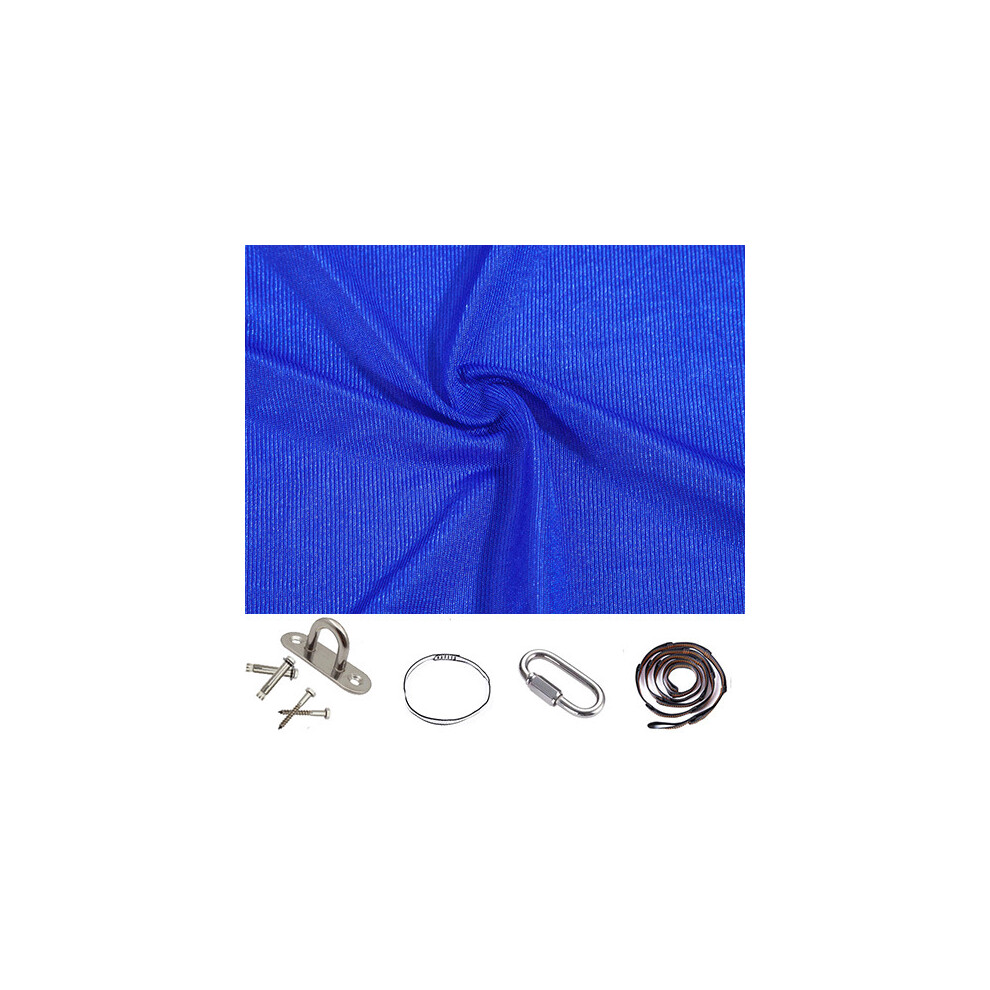 (280*100cm royal blue) Indoor children's swing, outdoor hammock, hanging chair, elastic sensory yoga-image-OPC-PJ67K66-NEW