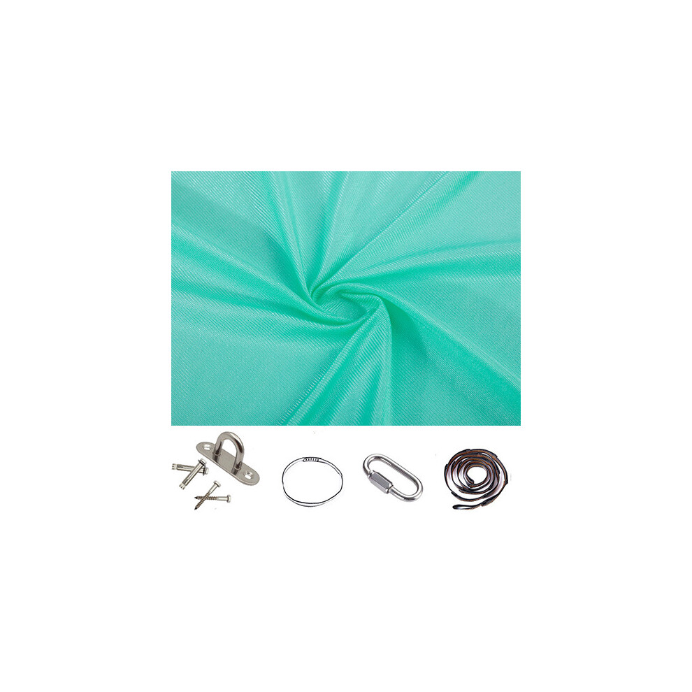 (280*150cm lake green) Indoor children's swing, outdoor hammock, hanging chair, elastic sensory yoga-image-OPC-PJ67K79-NEW