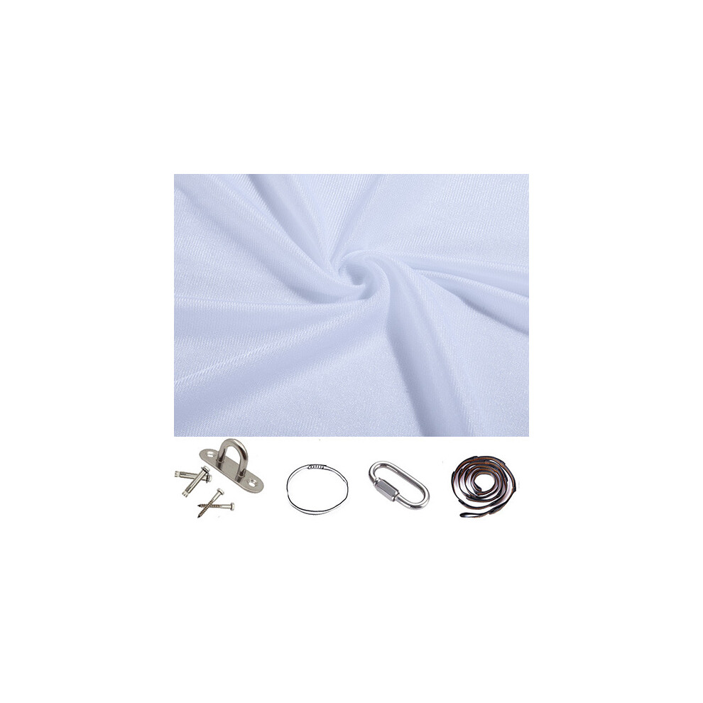 (280*100cm white) Indoor children's swing, outdoor hammock, hanging chair, elastic sensory yoga-image-OPC-PJ67K7H-NEW