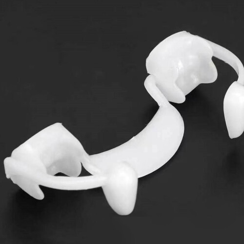 Halloween Retractable Vampire Teeth 6x2.6cm Realistic Fangs 2