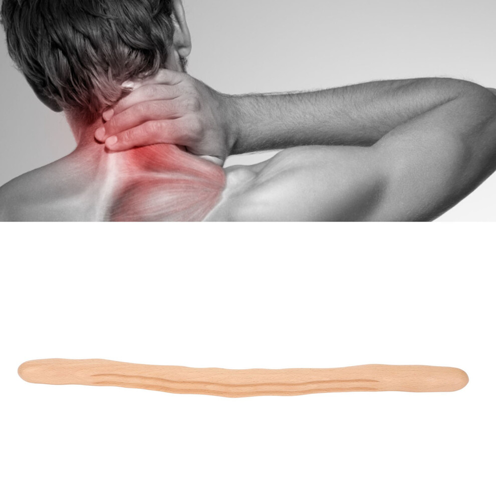 Beech Wood Guasha Wand 51cm for Muscle Relaxation