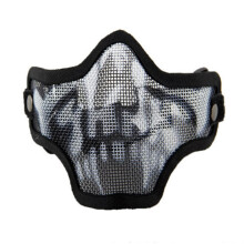 Airsoft Face Masks, Tactical Steel Mesh Masks, Half Face Mask, Protective Gear for Airsoft, Paintball, Cosplay/Skull