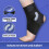 AnkleGuard Ankle Active Protective Bandage, Adjustable Ankle Support (L, Black) 4