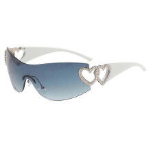 y2k Sunglasses Heart Sunglasses Framless Sunglasses Rimless Sunglasses 2