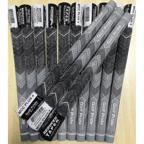(Midsize, Grey) 13Pcs  Golf Pride MCC PLUS 4 Golf Grip Standard Size