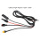 1-4 Solarmodul-Kabel, DC 5.5x2.1mm, 1.52m, Farbe 9