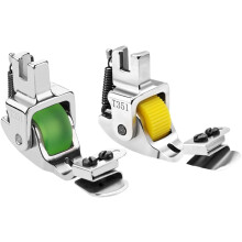 (MIX) Versatile Adjustable Rolled Hemmer Presser Foot, Rolled Hem Presser Foot, Invisible Zipper Guide Hem Foot, Adjustable Durable Steadilty Sewing Machine