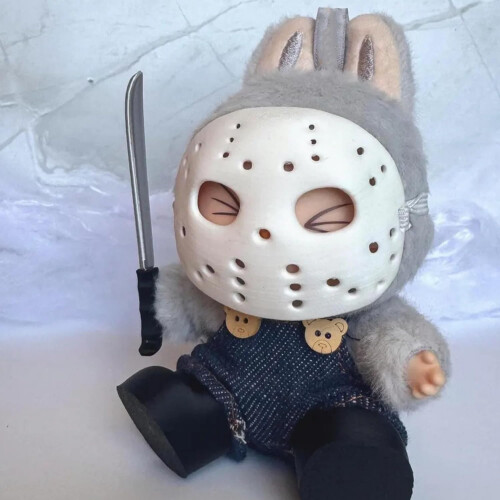 (B) Doll Terror Mask Halloween Set 17cm Doll Accessories 1