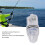 Deep Drop Luz de pesca Azul Claro 2 pilas AA 9