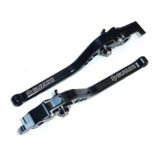 Excellent SUZUKI GSX1250 F 2010-2016 LONG BLACK BRAKE & CLUTCH LEVERS SET ROAD TRACK x19