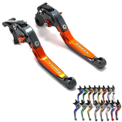 (D)For Honda Forza 300 125 250 2010-2018 2017 Adjustable Foldable Extending Brake Clutch Levers Handle 1