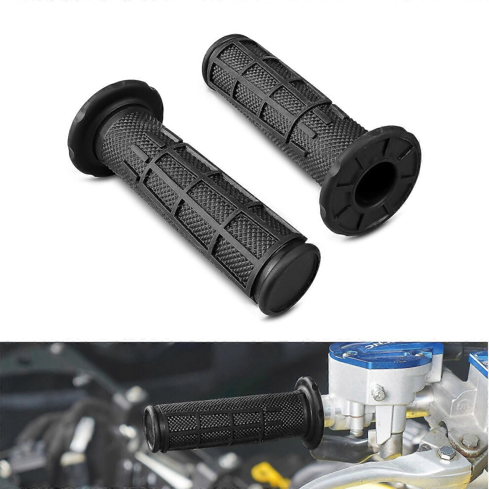 Upgraded 7/8" Throttle Handlebar Hand Grips Motorcycle Atv For Polaris Honda Kawasaki Ktm Arctic Cat