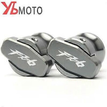 (Titanium-FZ6) 6MM CNC Aluminium Motorcykel Svingarm Svängarmsspolar Stativskruv För Yamaha FZ6 2004-2008