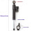 (Damper holder black)For MT07 MT09 MT 09 MT 07 Steering Damper Stabilizer Linear Reversed Safety Control 3