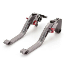 (Grigio corto) Per Yamaha MT09 MT 09 Tracer 2016-2019 Accessori per leve freno per motociclette CNC