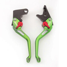 (Long Green)Fr Kawasaki Z750R 2011-2012 Motorrad Bremse Kupplung Hebel Einstellbare CNC Aluminium Motorrad