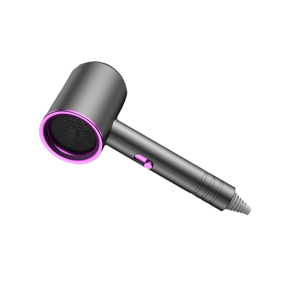 Mute 360 Nozzle Hair Dryer 800W Portable Gray with Blue Light