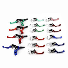 (Blauw D) 360 CNC Arbeidsbesparende antislip opvouwbare remkoppelingsremhendel voor Pit Dirt Bikes CRF