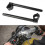 (39mm Black)Motorcycle Handlebars 22mm Handlebar Clip-ons Fork Handle Bars Clip Ons For Universal Cafe 2