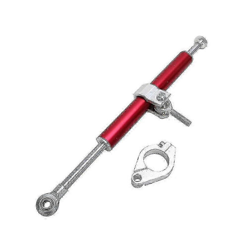(Red)Safety steering damper for R6 MT07 330MM CNC universal