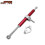 (Red)Safety steering damper for R6 MT07 330MM CNC universal 2