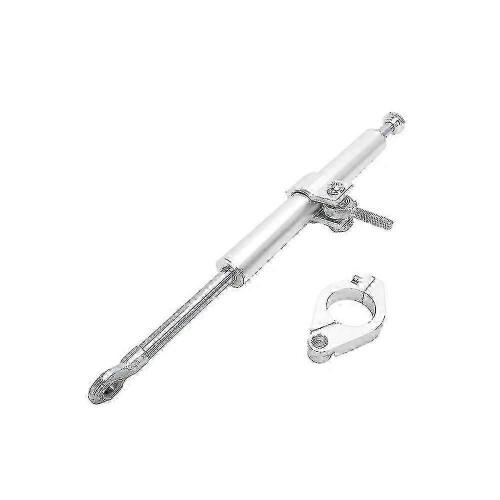(Silver)CNC universal steering damper for R6 MT07 330MM safety